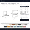 Lit escamotable vertical avec bureau - Xena