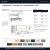 Lit escamotable horizontal ROSS – Autoportant avec canapé