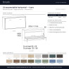 Lit escamotable horizontal Icare sur mesure – Gain de place