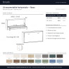 Lit escamotable horizontal Naos - lit gain de place