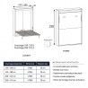 Lit armoire escamotable gain de place - Bulco