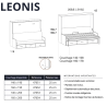 Lit escamotable vertical + banquette - Leonis